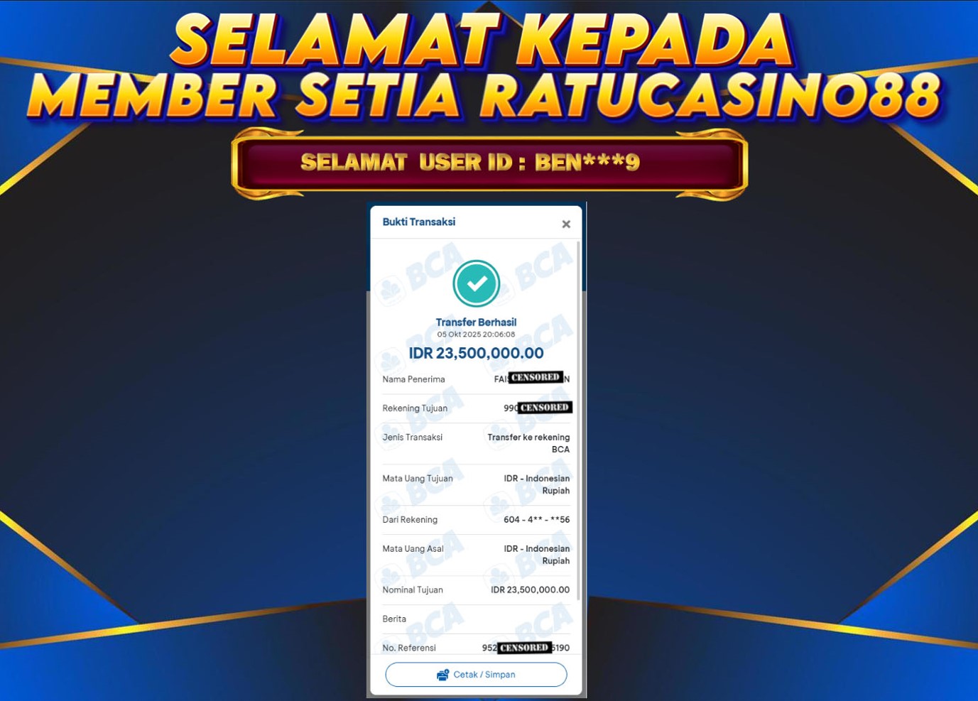 WITHDRAWAL MEMBER 81